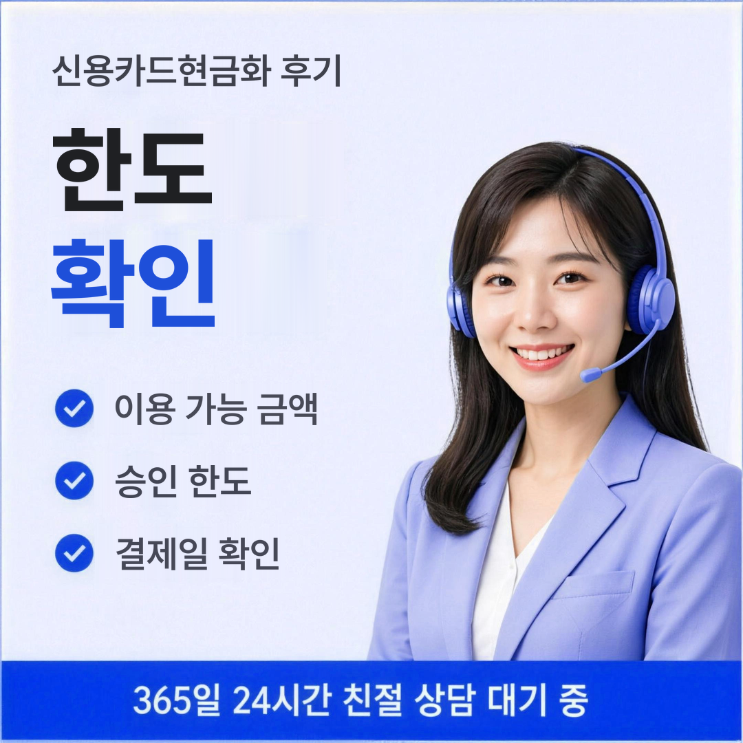 다음머니 신용카드현금화 후기 한도 확인 안내